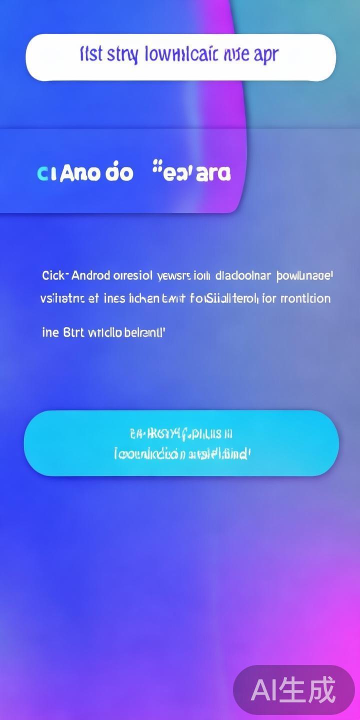 根据设备类型选择对应的下载链接，安卓用户可点击“安